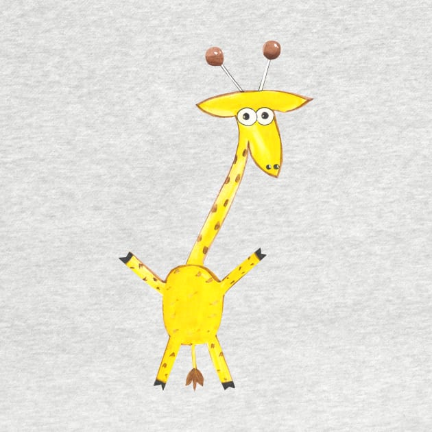 Hand Drawing of a Giraffe by FunnyMoonCosmic